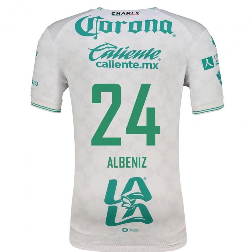 Danxen Herren Maika Albeniz #24 Hellgrün Weiß Auswärtstrikot Trikot 2026/27 T-Shirt Schweiz