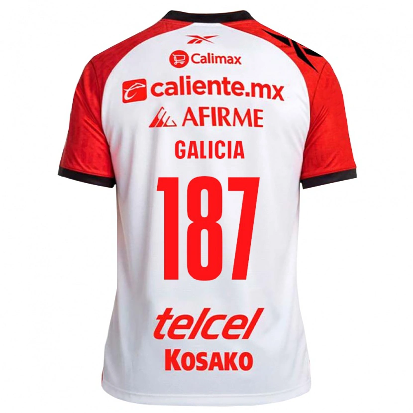 Danxen Herren Carlos Galicia #187 Weiß Schwarz Rot Auswärtstrikot Trikot 2026/27 T-Shirt Schweiz