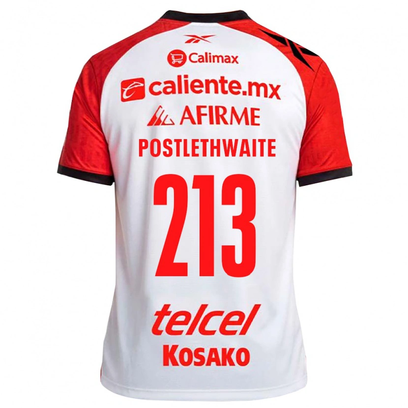 Danxen Herren Emiliano Postlethwaite #213 Weiß Schwarz Rot Auswärtstrikot Trikot 2026/27 T-Shirt Schweiz