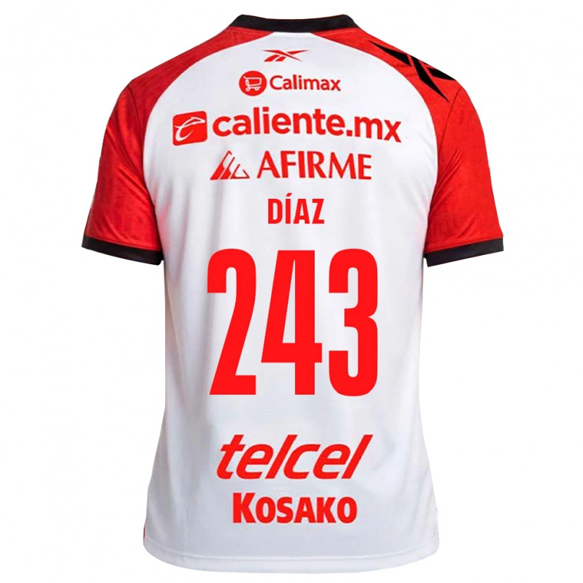 Danxen Herren Jesús Díaz #243 Weiß Schwarz Rot Auswärtstrikot Trikot 2026/27 T-Shirt Schweiz