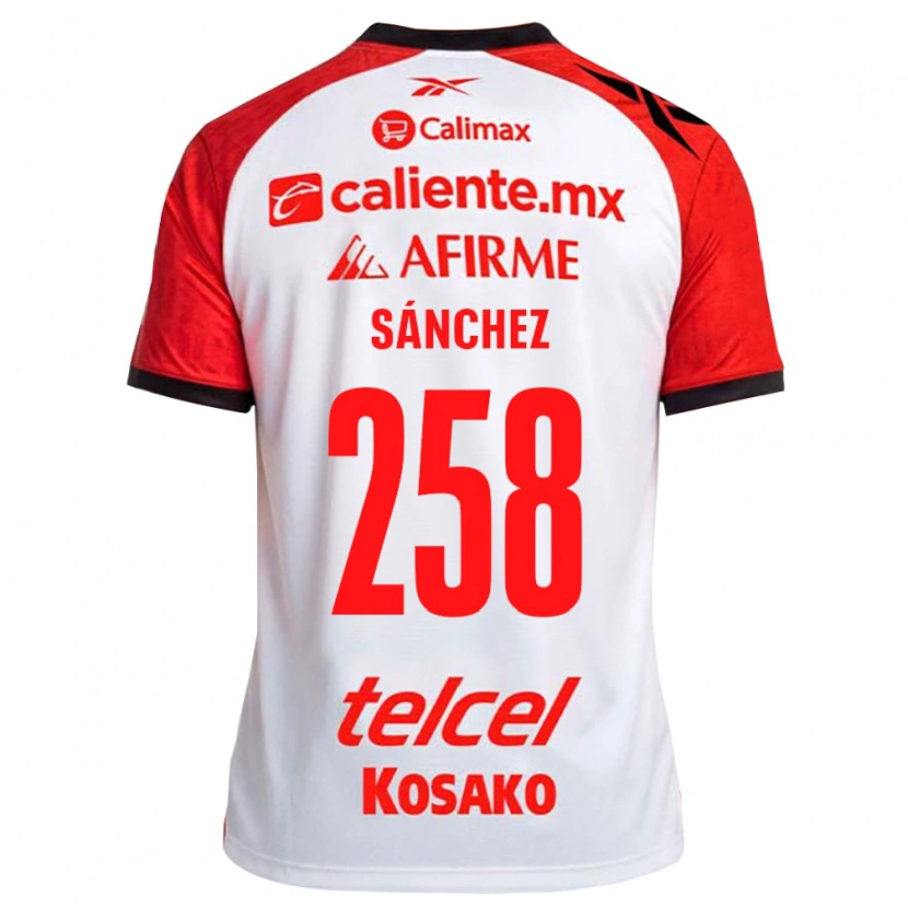 Danxen Herren Edgar Sánchez #258 Weiß Schwarz Rot Auswärtstrikot Trikot 2026/27 T-Shirt Schweiz