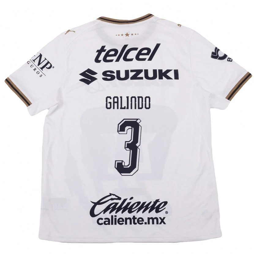 Danxen Herren Ricardo Galindo #3 Weiß Schwarz Braun Auswärtstrikot Trikot 2026/27 T-Shirt Schweiz