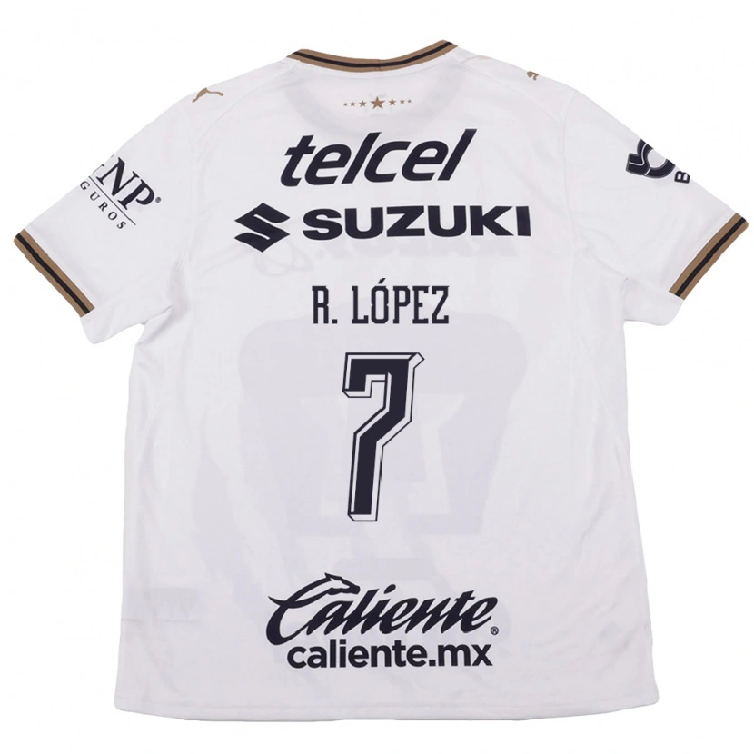 Danxen Herren Rodrigo López #7 Weiß Schwarz Braun Auswärtstrikot Trikot 2026/27 T-Shirt Schweiz