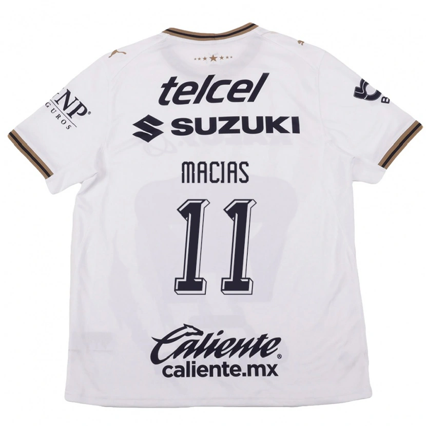 Danxen Herren José Juan Macías #11 Weiß Schwarz Braun Auswärtstrikot Trikot 2026/27 T-Shirt Schweiz