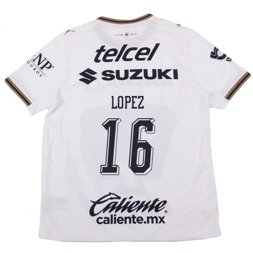 Danxen Herren Samantha Lopez #16 Weiß Schwarz Braun Auswärtstrikot Trikot 2026/27 T-Shirt Schweiz