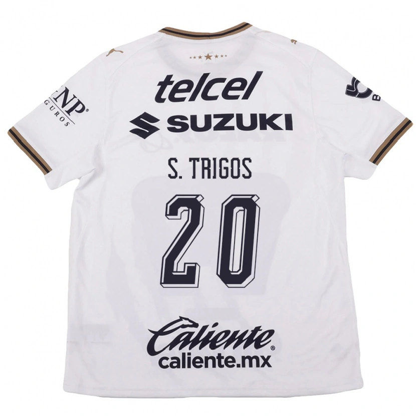 Danxen Herren Santiago Trigos #20 Weiß Schwarz Braun Auswärtstrikot Trikot 2026/27 T-Shirt Schweiz
