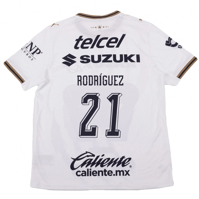 Danxen Herren Michell Rodriguez #21 Weiß Schwarz Braun Auswärtstrikot Trikot 2026/27 T-Shirt Schweiz