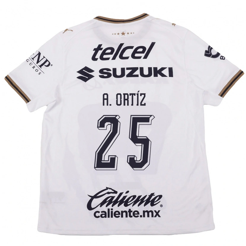 Danxen Herren Arturo Ortiz #25 Weiß Schwarz Braun Auswärtstrikot Trikot 2026/27 T-Shirt Schweiz