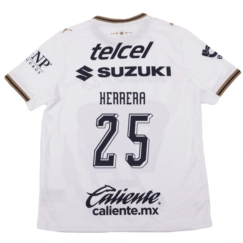 Danxen Herren Laura Herrera #25 Weiß Schwarz Braun Auswärtstrikot Trikot 2026/27 T-Shirt Schweiz
