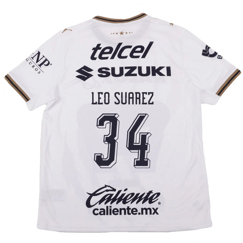 Danxen Herren Leo Suárez #34 Weiß Schwarz Braun Auswärtstrikot Trikot 2026/27 T-Shirt Schweiz