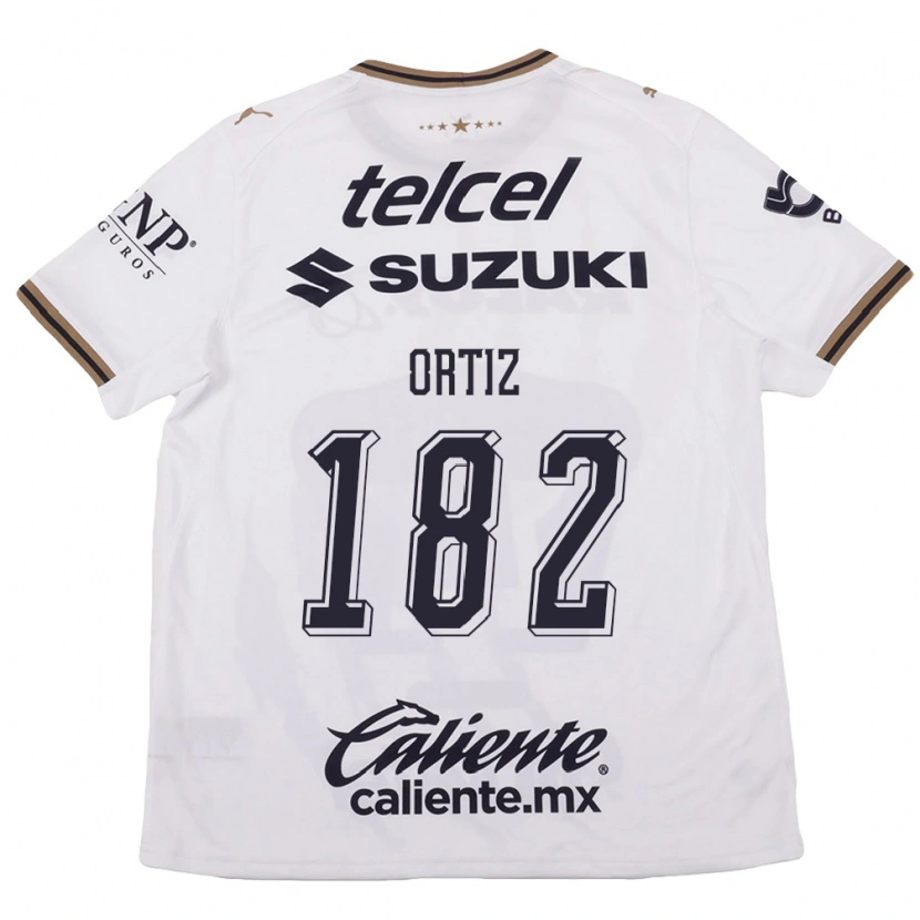Danxen Herren Jorge Ortiz #182 Weiß Schwarz Braun Auswärtstrikot Trikot 2026/27 T-Shirt Schweiz
