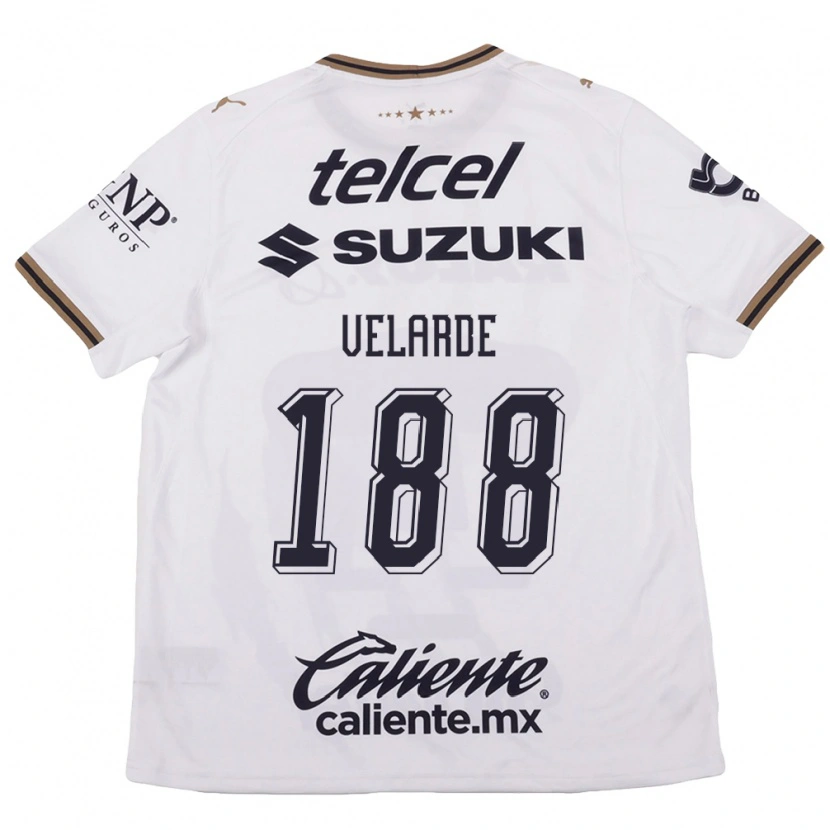 Danxen Herren Andrés Velarde #188 Weiß Schwarz Braun Auswärtstrikot Trikot 2026/27 T-Shirt Schweiz