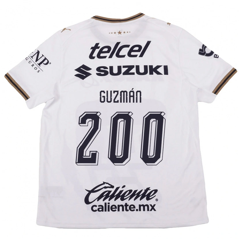 Danxen Herren Alan Guzmán #200 Weiß Schwarz Braun Auswärtstrikot Trikot 2026/27 T-Shirt Schweiz