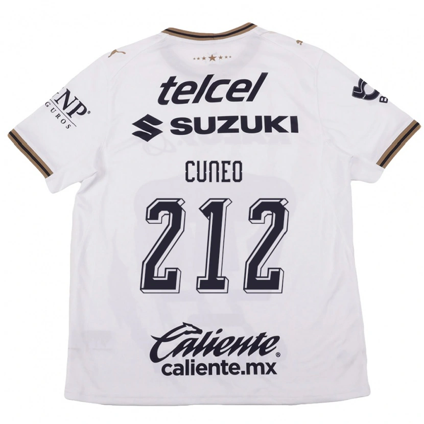 Danxen Herren Kevin Cuneo #212 Weiß Schwarz Braun Auswärtstrikot Trikot 2026/27 T-Shirt Schweiz