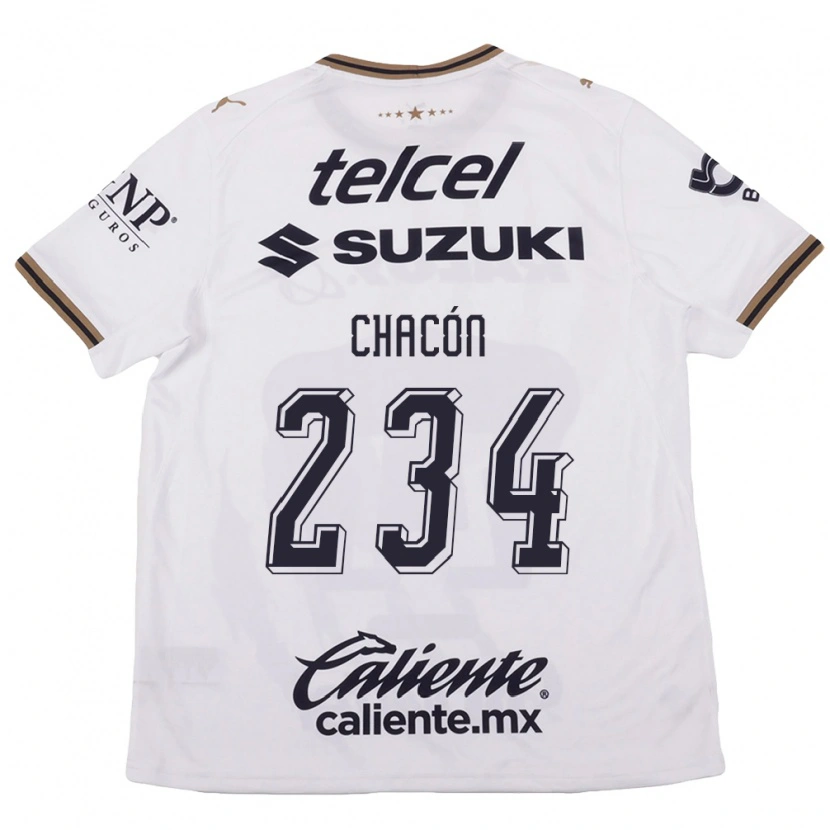 Danxen Herren Nicolás Chacón #234 Weiß Schwarz Braun Auswärtstrikot Trikot 2026/27 T-Shirt Schweiz