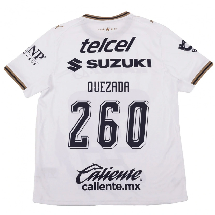 Danxen Herren Héctor Quezada #260 Weiß Schwarz Braun Auswärtstrikot Trikot 2026/27 T-Shirt Schweiz