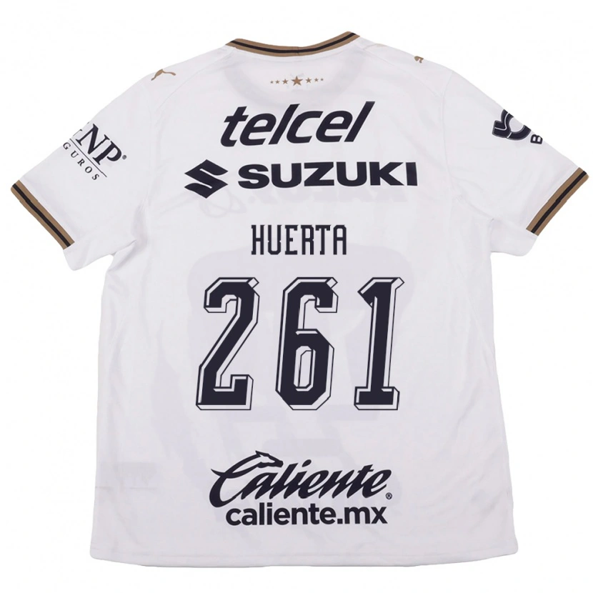 Danxen Herren José Huerta #261 Weiß Schwarz Braun Auswärtstrikot Trikot 2026/27 T-Shirt Schweiz