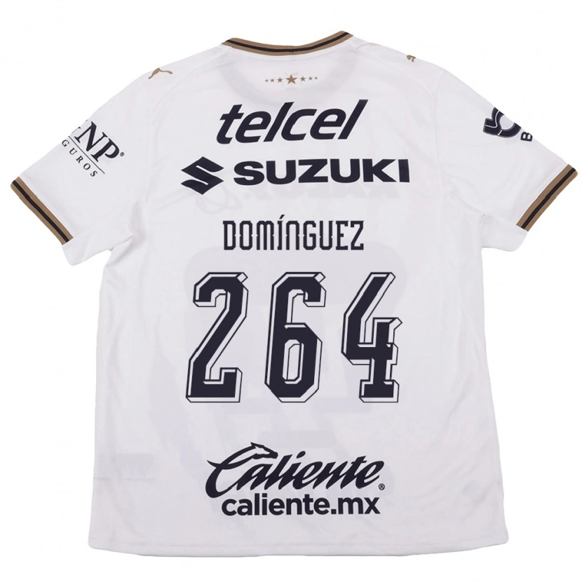 Danxen Herren Gerardo Domínguez #264 Weiß Schwarz Braun Auswärtstrikot Trikot 2026/27 T-Shirt Schweiz