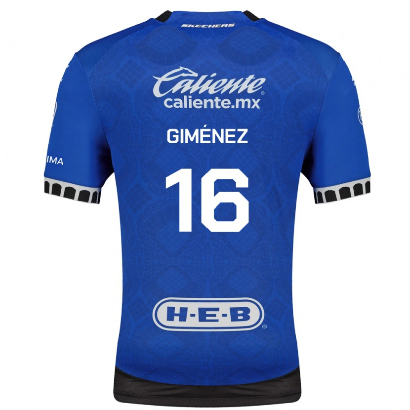 Danxen Herren Enzo Giménez #16 Königsblau Weiß Schwarz Auswärtstrikot Trikot 2026/27 T-Shirt Schweiz