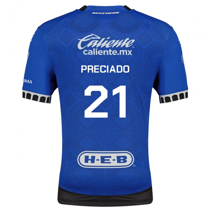 Danxen Herren Ayrton Preciado #21 Königsblau Weiß Schwarz Auswärtstrikot Trikot 2026/27 T-Shirt Schweiz