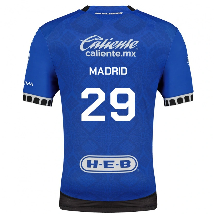 Danxen Herren Waldo Madrid #29 Königsblau Weiß Schwarz Auswärtstrikot Trikot 2026/27 T-Shirt Schweiz