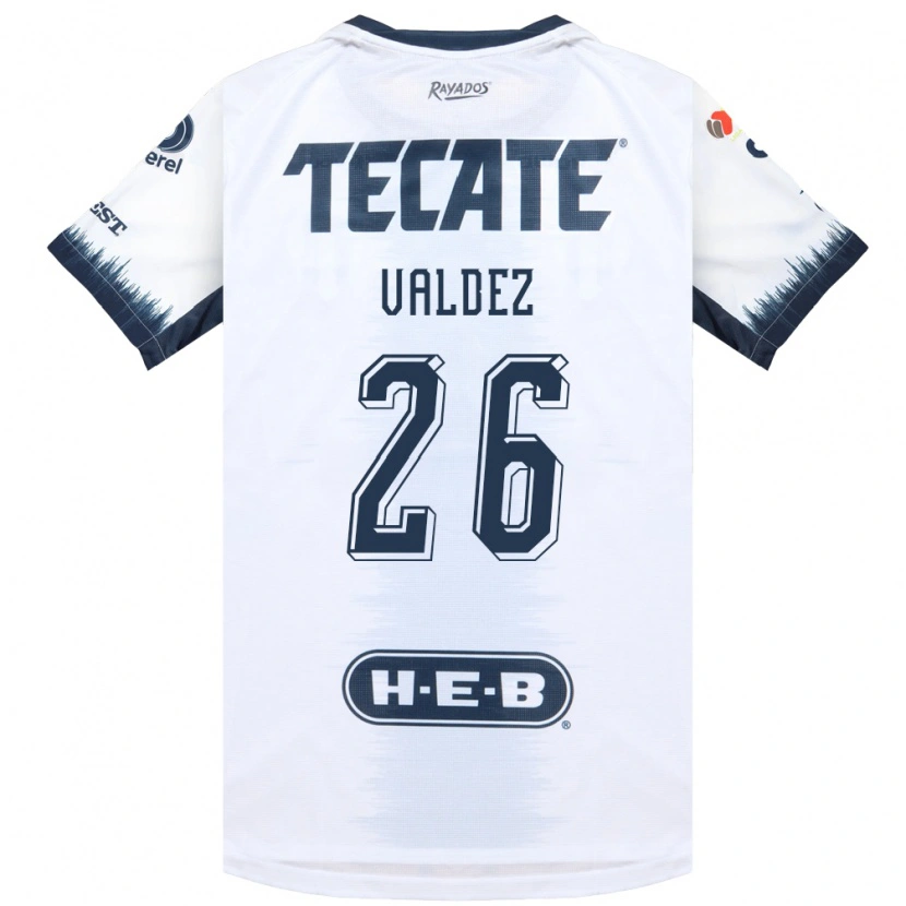 Danxen Herren Valeria Valdez #26 Weiß Tintenblau Rot Auswärtstrikot Trikot 2026/27 T-Shirt Schweiz