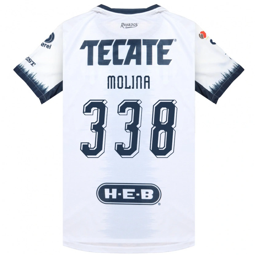 Danxen Herren Johann Molina #338 Weiß Tintenblau Rot Auswärtstrikot Trikot 2026/27 T-Shirt Schweiz