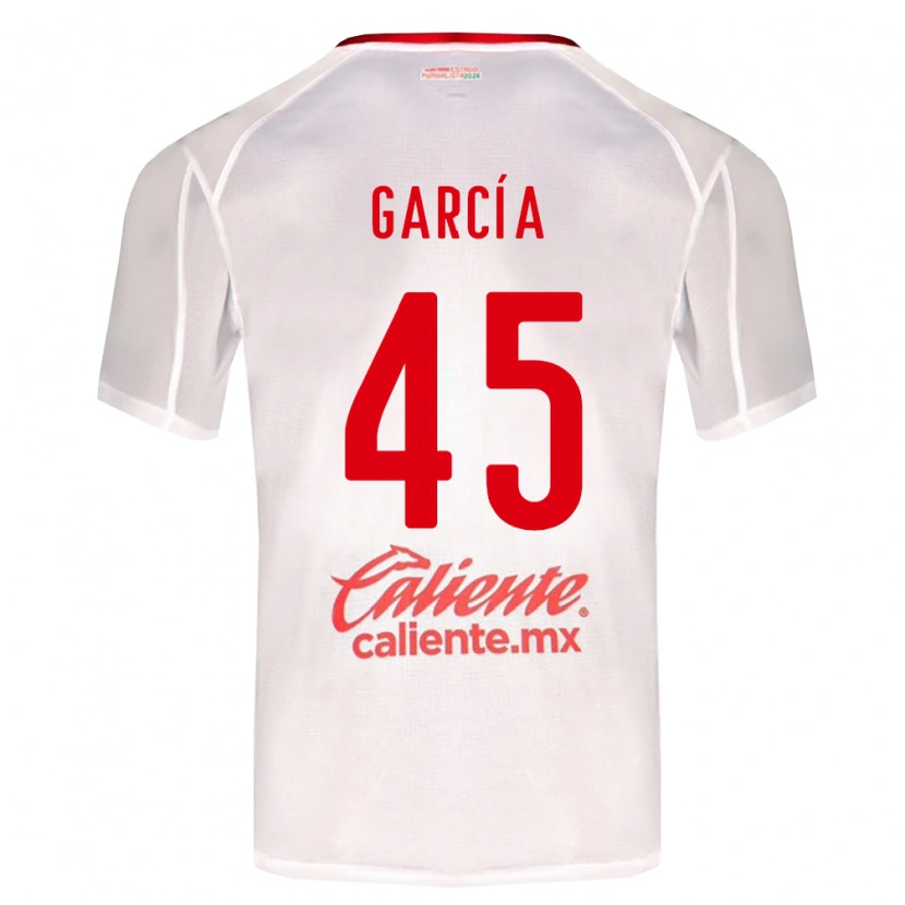 Danxen Herren Eduardo García #45 Weiß Grün Rot Auswärtstrikot Trikot 2026/27 T-Shirt Schweiz
