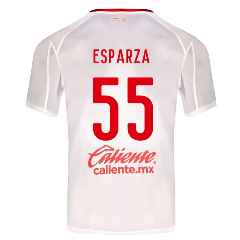Danxen Herren Sebastián Esparza #55 Weiß Grün Rot Auswärtstrikot Trikot 2026/27 T-Shirt Schweiz