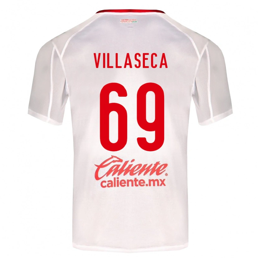 Danxen Herren Daniel Villaseca #69 Weiß Grün Rot Auswärtstrikot Trikot 2026/27 T-Shirt Schweiz