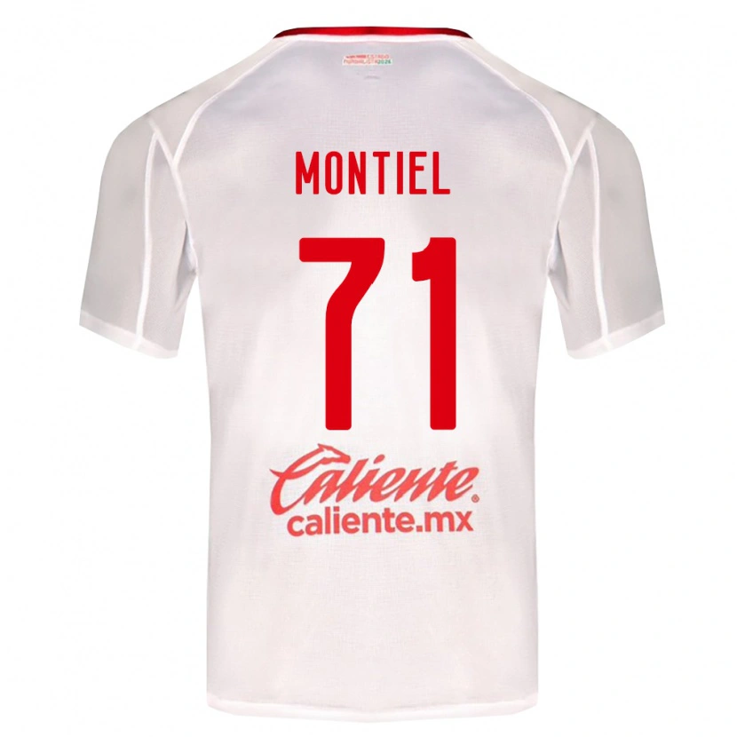 Danxen Herren Erick Montiel #71 Weiß Grün Rot Auswärtstrikot Trikot 2026/27 T-Shirt Schweiz