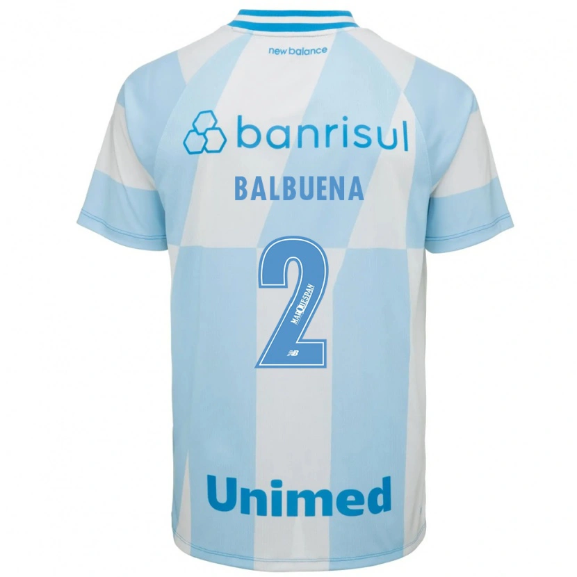 Danxen Herren Fabián Balbuena #2 Hellblau Weiß Auswärtstrikot Trikot 2026/27 T-Shirt Schweiz