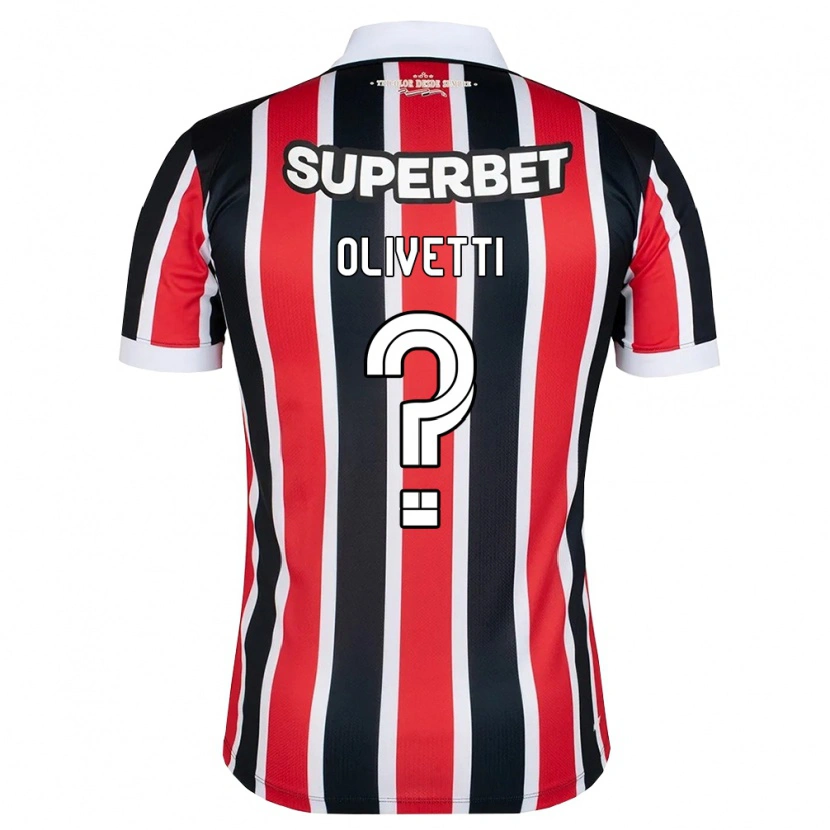 Danxen Herren Andrey Olivetti #0 Rot Weiß Schwarz Auswärtstrikot Trikot 2026/27 T-Shirt Schweiz
