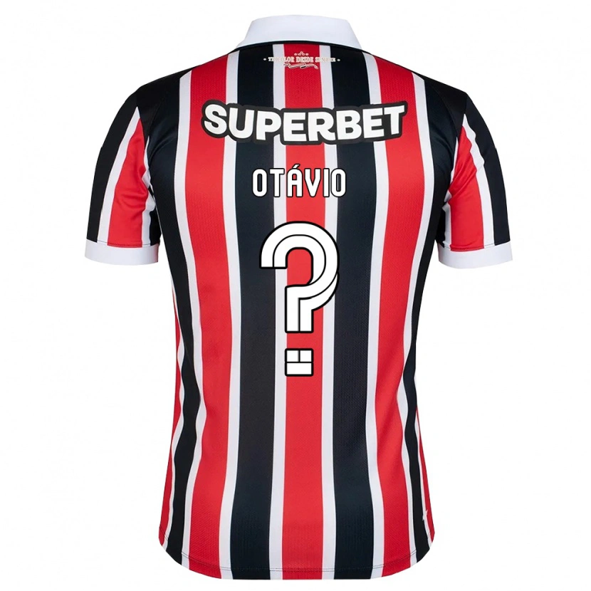 Danxen Herren Otávio Polin Garcia #0 Rot Weiß Schwarz Auswärtstrikot Trikot 2026/27 T-Shirt Schweiz