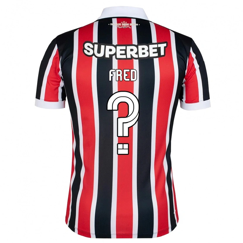 Danxen Herren Fred Freitas Mendes #0 Rot Weiß Schwarz Auswärtstrikot Trikot 2026/27 T-Shirt Schweiz