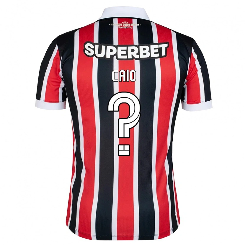 Danxen Herren Caio #0 Rot Weiß Schwarz Auswärtstrikot Trikot 2026/27 T-Shirt Schweiz