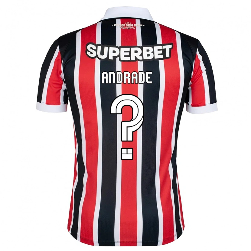 Danxen Herren Pedro Andrade #0 Rot Weiß Schwarz Auswärtstrikot Trikot 2026/27 T-Shirt Schweiz