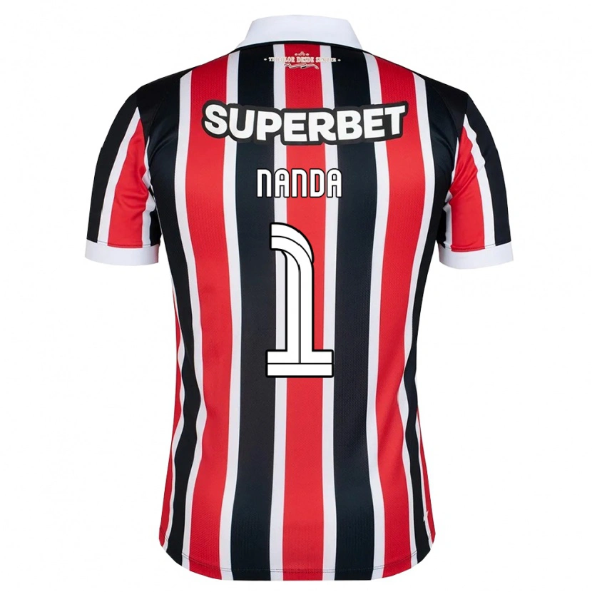 Danxen Herren Nanda #1 Rot Weiß Schwarz Auswärtstrikot Trikot 2026/27 T-Shirt Schweiz