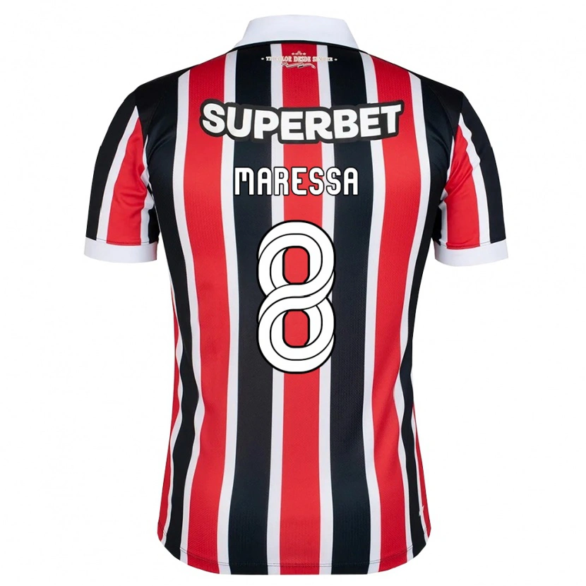 Danxen Herren Maressa #8 Rot Weiß Schwarz Auswärtstrikot Trikot 2026/27 T-Shirt Schweiz