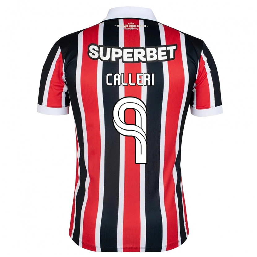 Danxen Herren Jonathan Calleri #9 Rot Weiß Schwarz Auswärtstrikot Trikot 2026/27 T-Shirt Schweiz