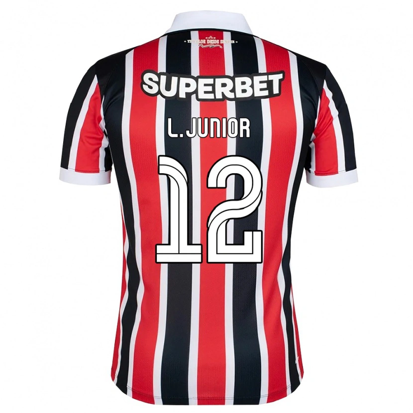 Danxen Herren Luciano Anacleto Junior #12 Rot Weiß Schwarz Auswärtstrikot Trikot 2026/27 T-Shirt Schweiz