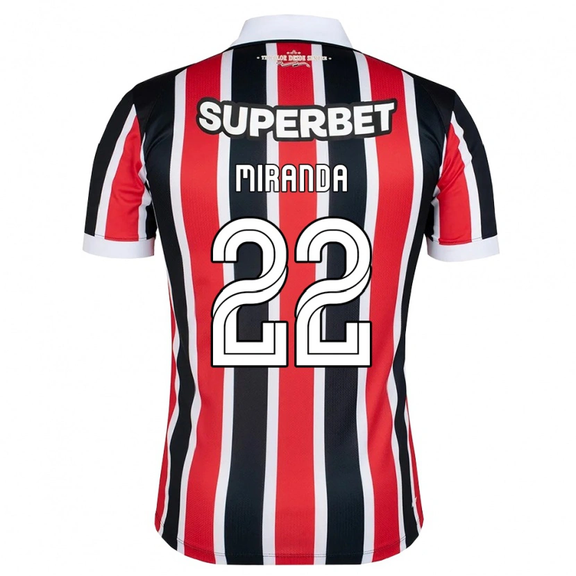 Danxen Herren Miranda #22 Rot Weiß Schwarz Auswärtstrikot Trikot 2026/27 T-Shirt Schweiz