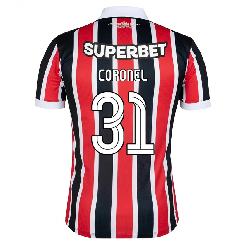 Danxen Herren Carlos Coronel #31 Rot Weiß Schwarz Auswärtstrikot Trikot 2026/27 T-Shirt Schweiz
