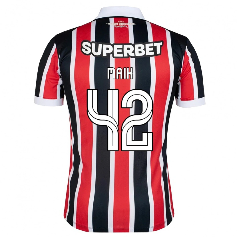 Danxen Herren Maik Gomes Viegas #42 Rot Weiß Schwarz Auswärtstrikot Trikot 2026/27 T-Shirt Schweiz