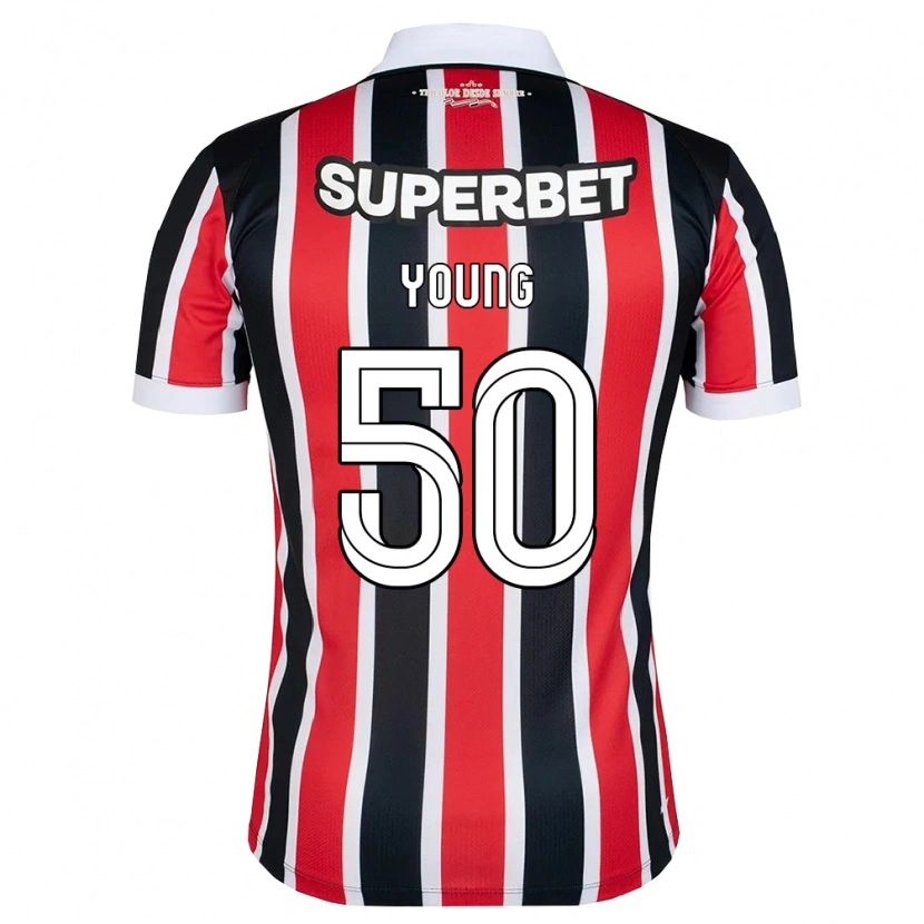Danxen Herren Young Navarro Moraes #50 Rot Weiß Schwarz Auswärtstrikot Trikot 2026/27 T-Shirt Schweiz