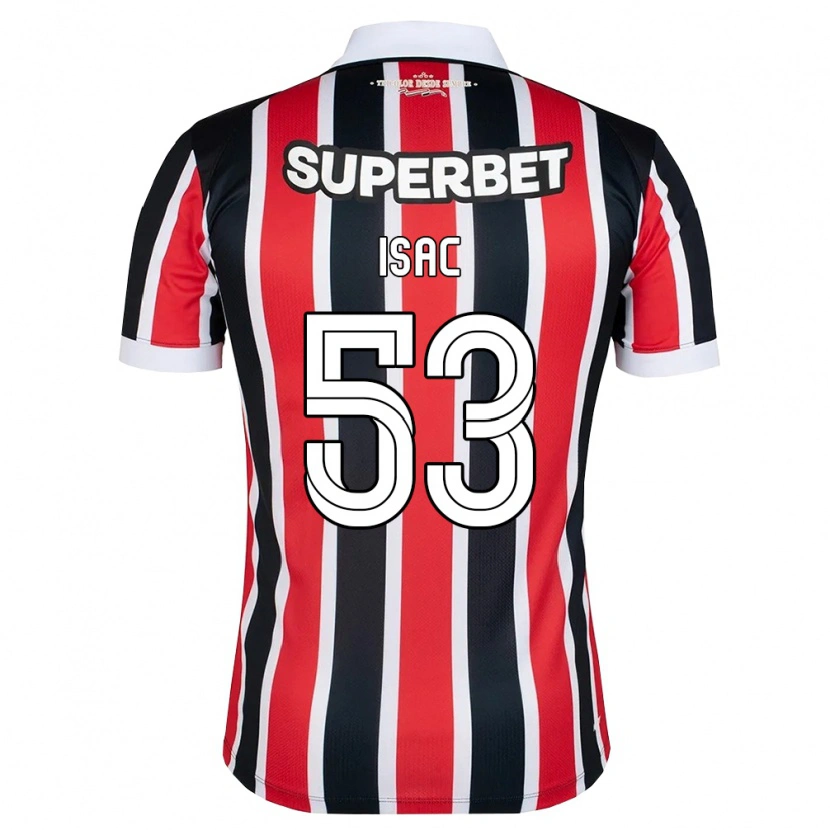 Danxen Herren Isac Silvestre Da Silva #53 Rot Weiß Schwarz Auswärtstrikot Trikot 2026/27 T-Shirt Schweiz