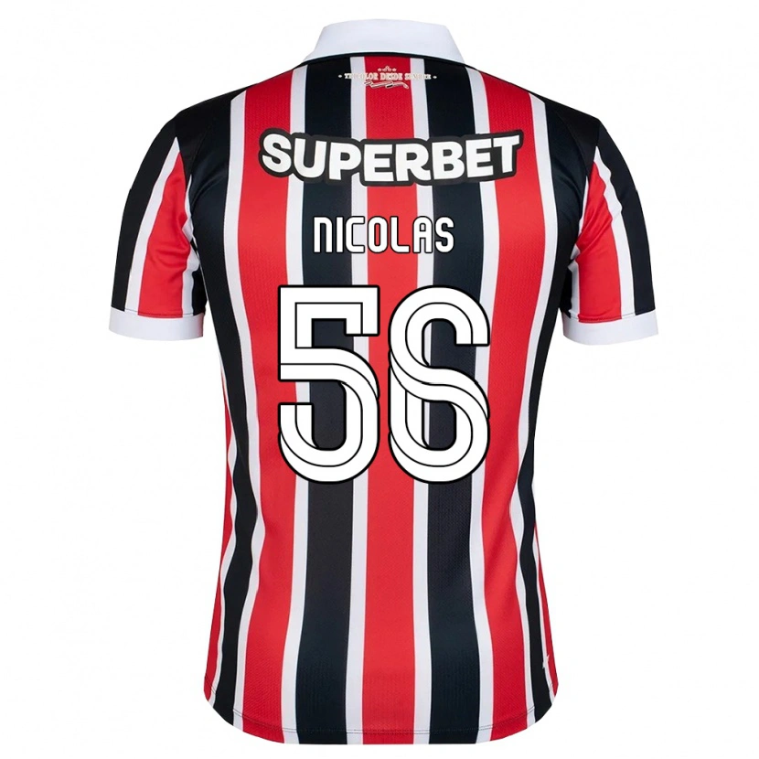 Danxen Herren Nicolas Bosshardt #56 Rot Weiß Schwarz Auswärtstrikot Trikot 2026/27 T-Shirt Schweiz