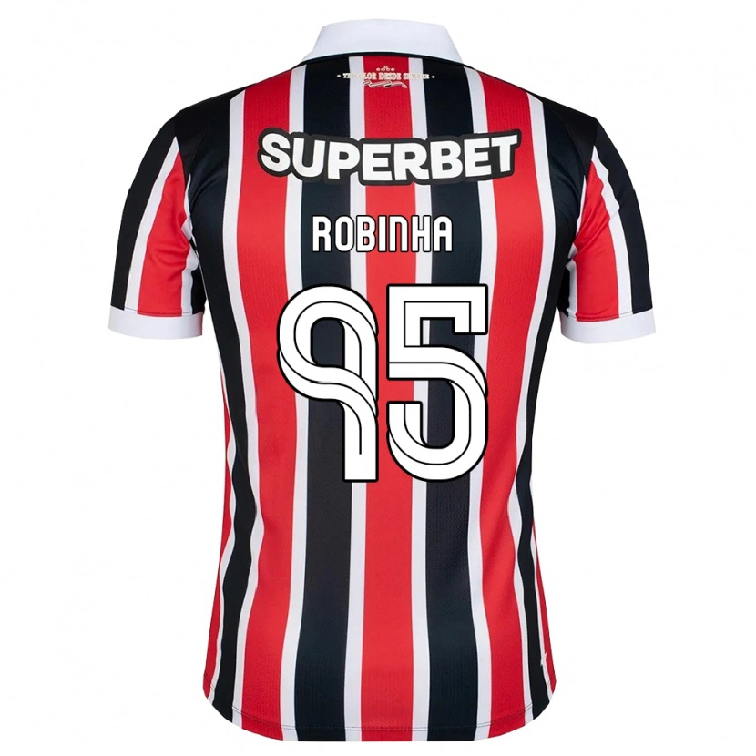 Danxen Herren Robinha #95 Rot Weiß Schwarz Auswärtstrikot Trikot 2026/27 T-Shirt Schweiz