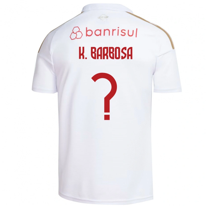 Danxen Herren Kauã Barbosa #0 Weiß Rot Auswärtstrikot Trikot 2026/27 T-Shirt Schweiz