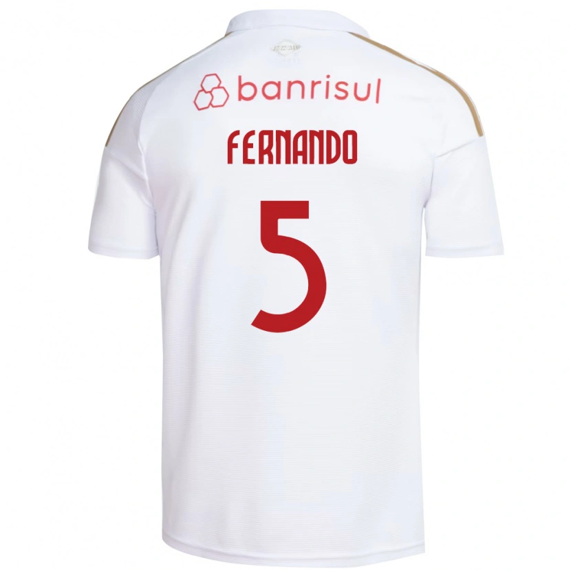 Danxen Herren Fernando #5 Weiß Rot Auswärtstrikot Trikot 2026/27 T-Shirt Schweiz